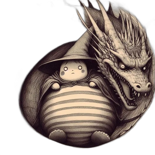 dragon, creature, mask, animal transparent PNG cut-out