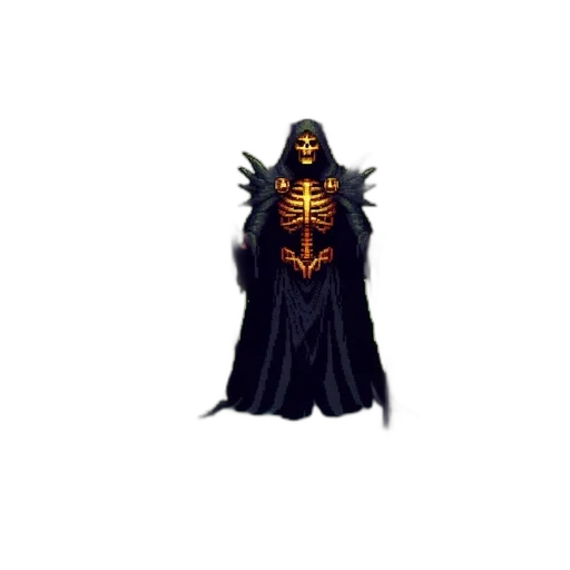 mask, jacket, creature, staff transparent PNG cut-out