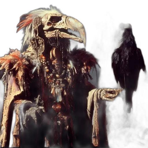 mask, creature, animal, staff transparent PNG cut-out