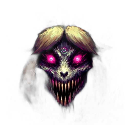 creature, mask, face, animal transparent PNG cut-out