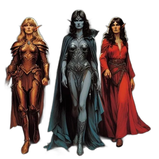 comic book art, concept art, fantasy art, dark transparent PNG cut-out