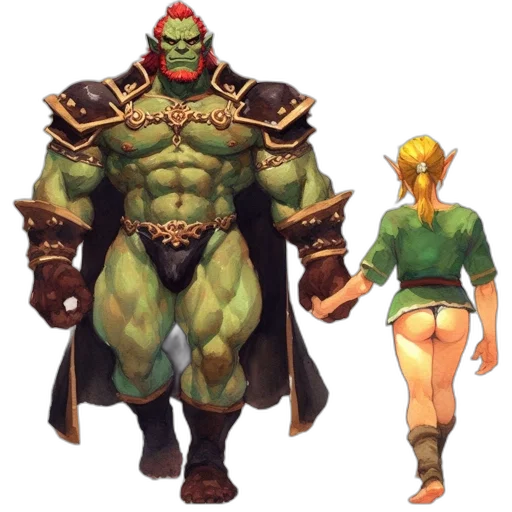 concept art, pixel art, fantasy art, comic book art transparent PNG cut-out