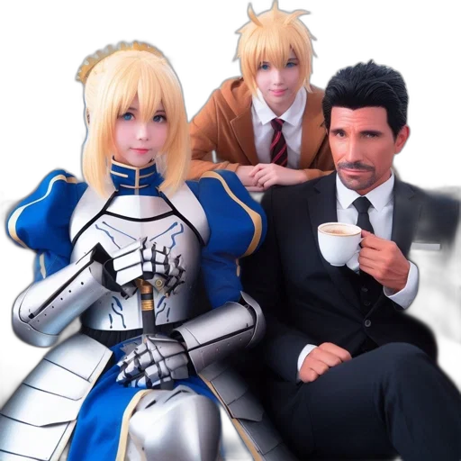staff, robot, anime, concept art transparent PNG cut-out