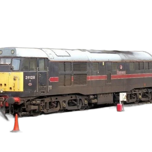 black, train, number, 31128 transparent PNG cut-out