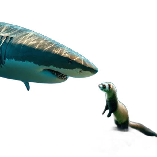 creature, animal, concept art, 3d render transparent PNG cut-out