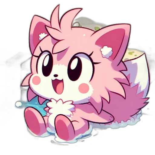 staff, creature, animal, pixel art transparent PNG cut-out
