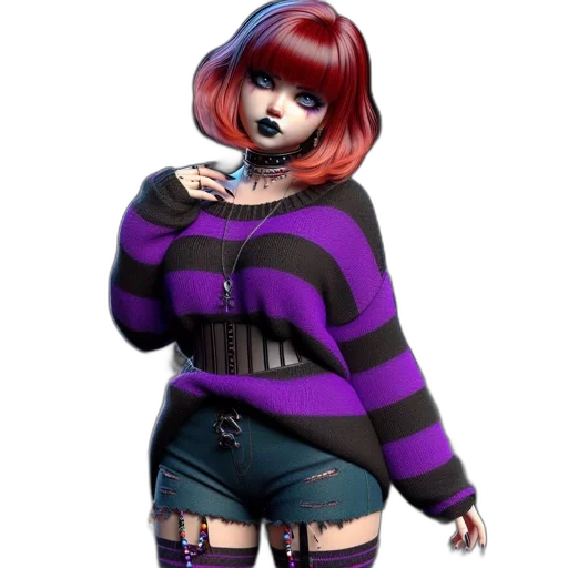 jacket, dress, staff, concept art transparent PNG cut-out