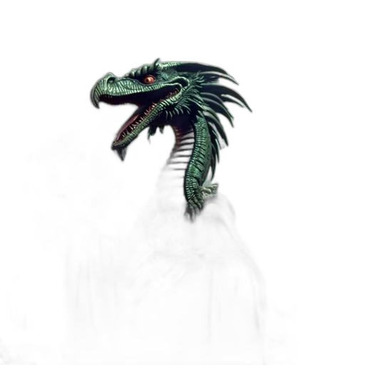 dragon, creature, animal, mask transparent PNG cut-out