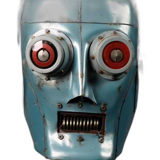 robot, mask, face, creature transparent PNG cut-out