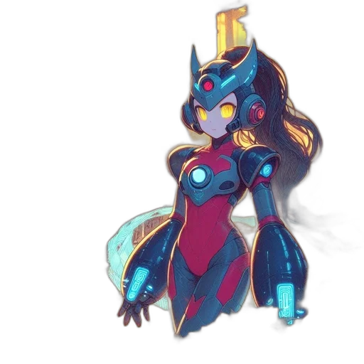 robot, jewelry, crown, concept art transparent PNG cut-out