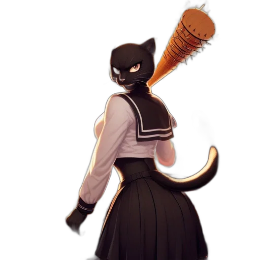 staff, weapon, dress, animal transparent PNG cut-out