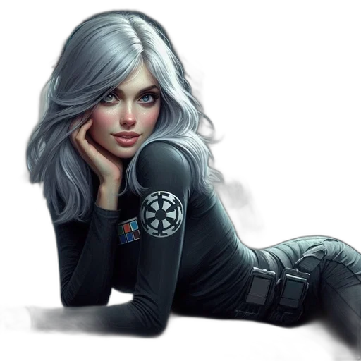 face, comic book art, concept art, fantasy art transparent PNG cut-out