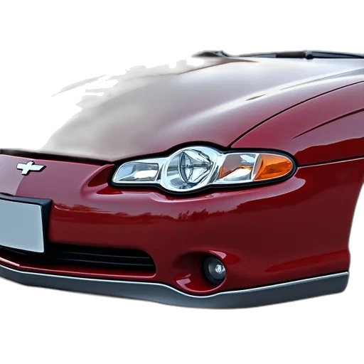 car, crown, 3d render, photorealistic transparent PNG cut-out