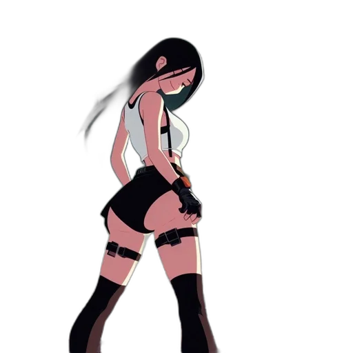 dress, concept art, cartoon, 3d render transparent PNG cut-out