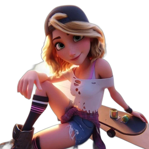 hat, staff, dress, weapon transparent PNG cut-out