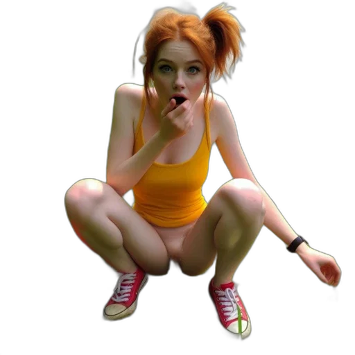 dress, face, shoes, weapon transparent PNG cut-out