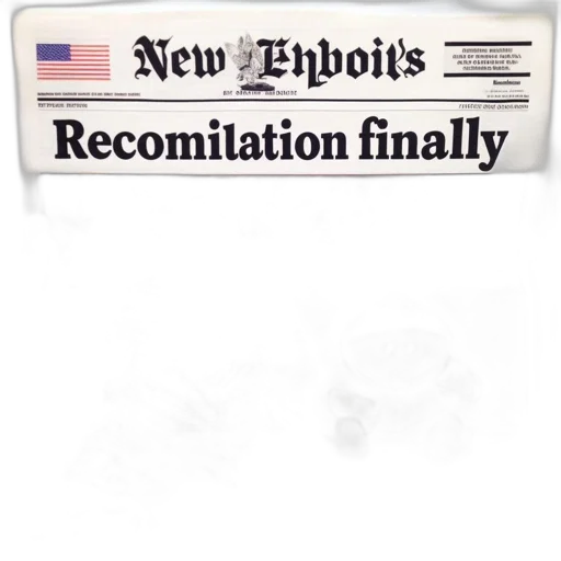 lighthearted, twist, mock, newspaper transparent PNG cut-out