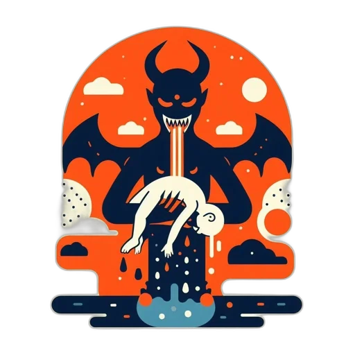 dragon, creature, umbrella, mask transparent PNG cut-out