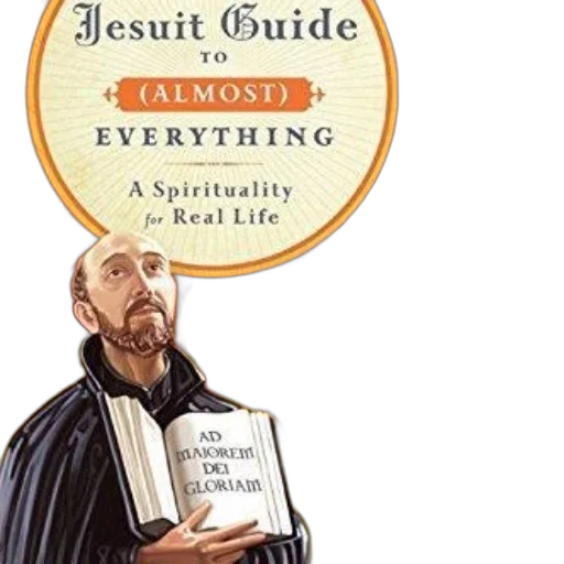 cover, jesuit, guide, almost transparent PNG cut-out