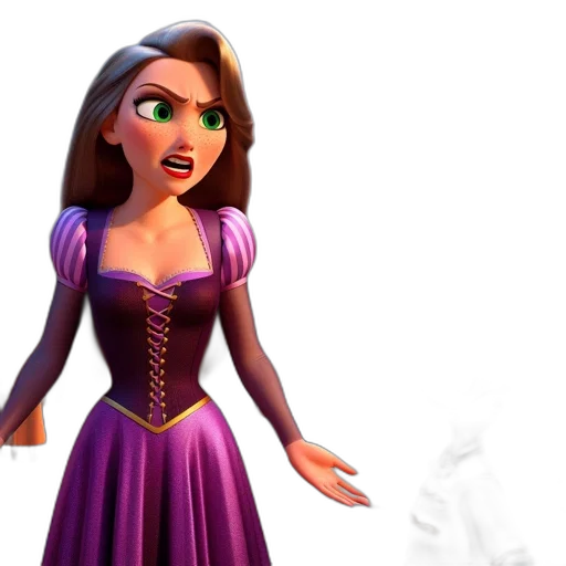 dress, 3d render, concept art, cartoon transparent PNG cut-out
