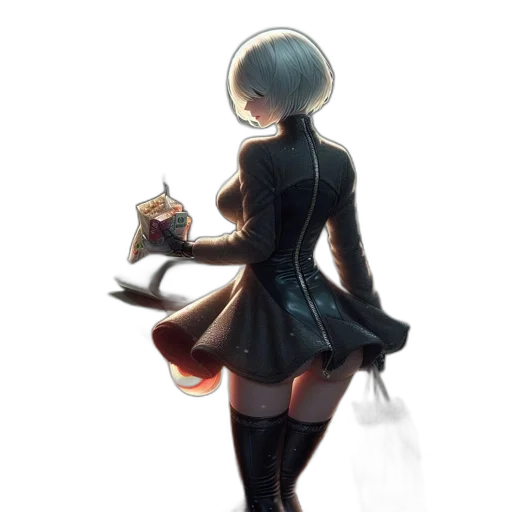 dress, staff, robot, bottle transparent PNG cut-out