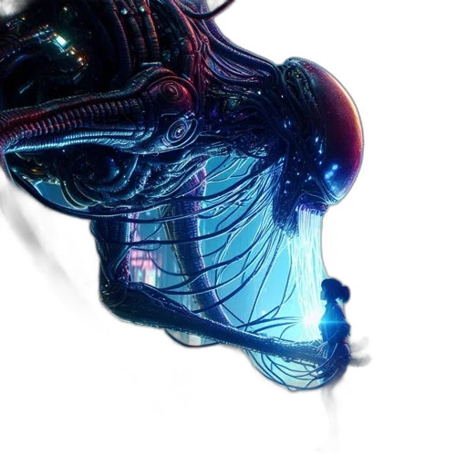 robot, hair, creature, shoes transparent PNG cut-out