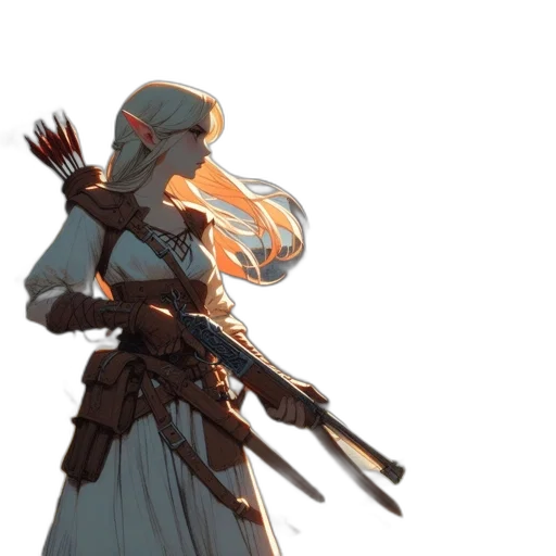 weapon, staff, sword, concept art transparent PNG cut-out