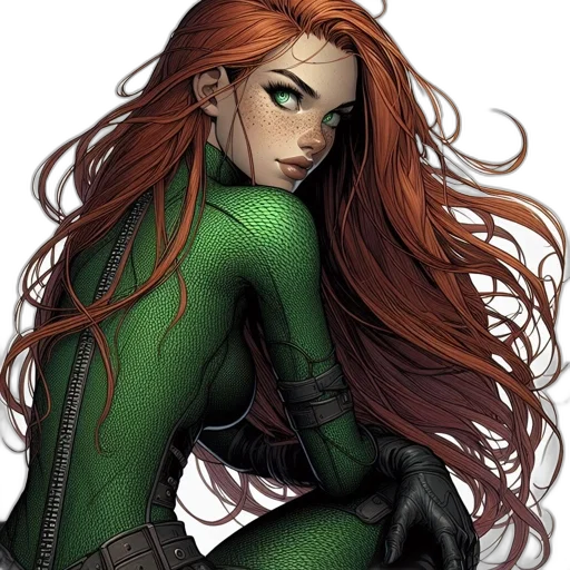 comic book art, concept art, fantasy art, cartoon transparent PNG cut-out