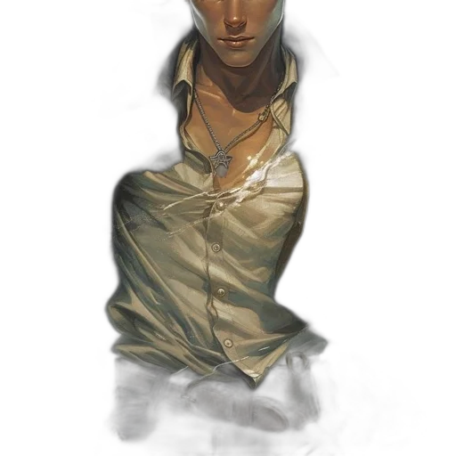 face, mask, jacket, staff transparent PNG cut-out