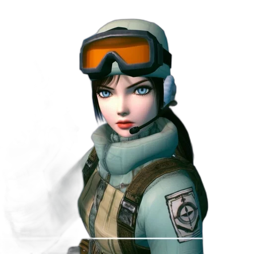 staff, face, jacket, weapon transparent PNG cut-out