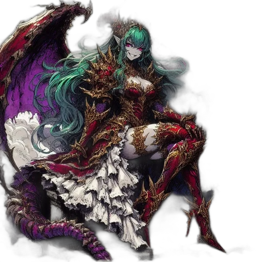 dragon, weapon, creature, sword transparent PNG cut-out