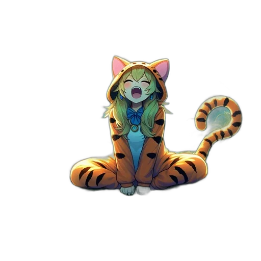 animal, staff, creature, 3d render transparent PNG cut-out
