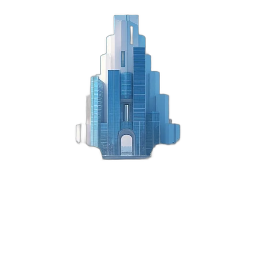 building, crown, robot, weapon transparent PNG cut-out