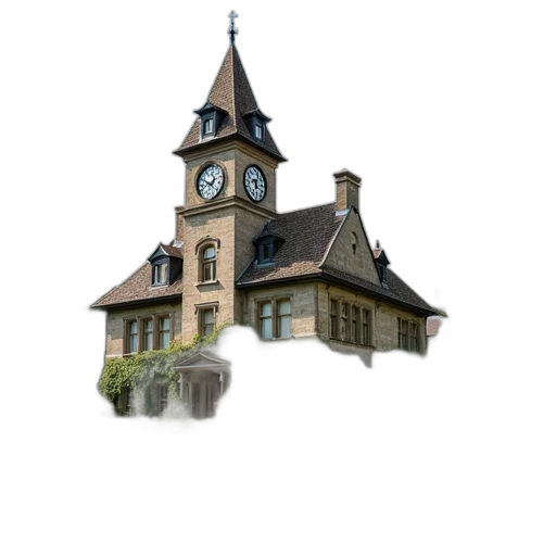 building, dress, concept art, 3d render transparent PNG cut-out