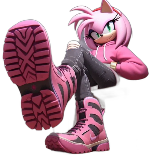 shoes, animal, creature, vaporwave transparent PNG cut-out