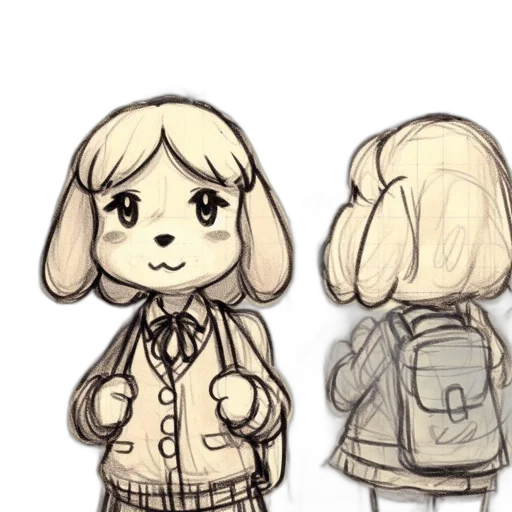 jacket, concept art, pixel art, cartoon transparent PNG cut-out