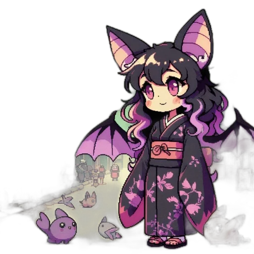 staff, dragon, pixel art, fantasy art transparent PNG cut-out