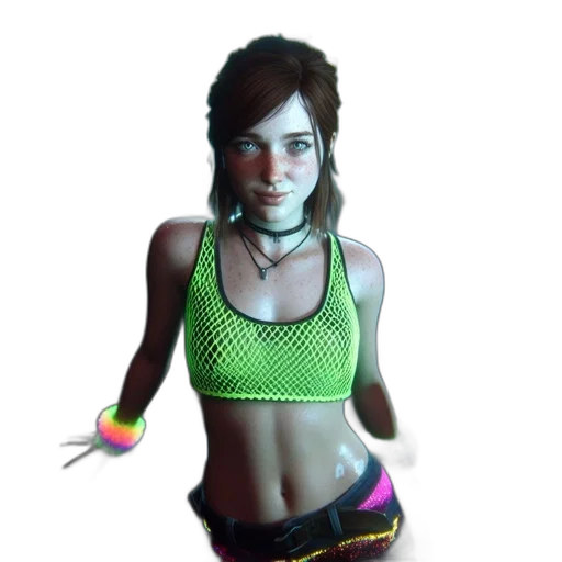 staff, concept art, 3d render, cyberpunk transparent PNG cut-out