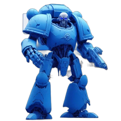 robot, weapon, concept art, 3d render transparent PNG cut-out