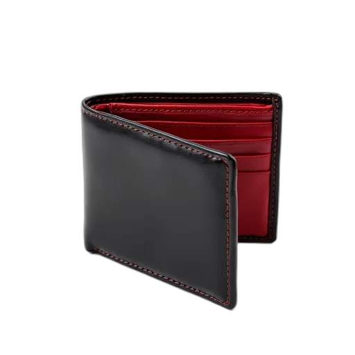 3d render, red, black, leather transparent PNG cut-out