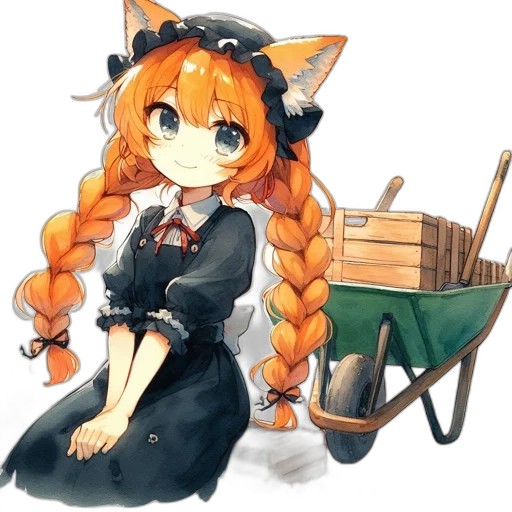 staff, dress, weapon, hat transparent PNG cut-out