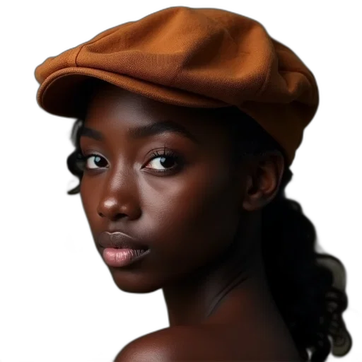 hat, face, crown, hair transparent PNG cut-out
