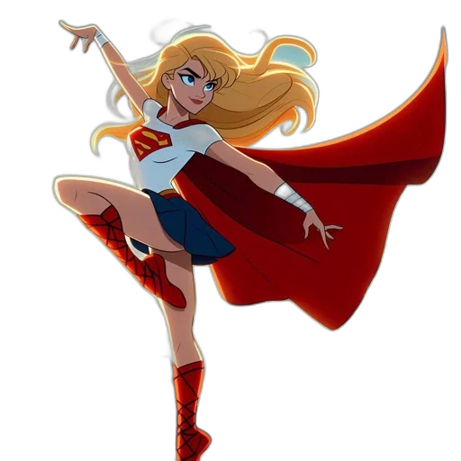 dress, staff, cartoon, comic book art transparent PNG cut-out