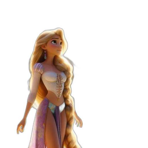 dress, 3d render, concept art, fantasy art transparent PNG cut-out