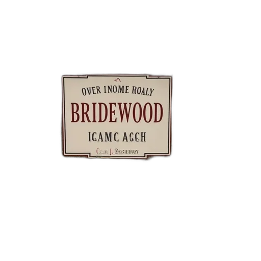3d render, sign, bridewood, mill transparent PNG cut-out