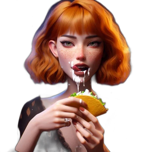 food, face, dress, robot transparent PNG cut-out