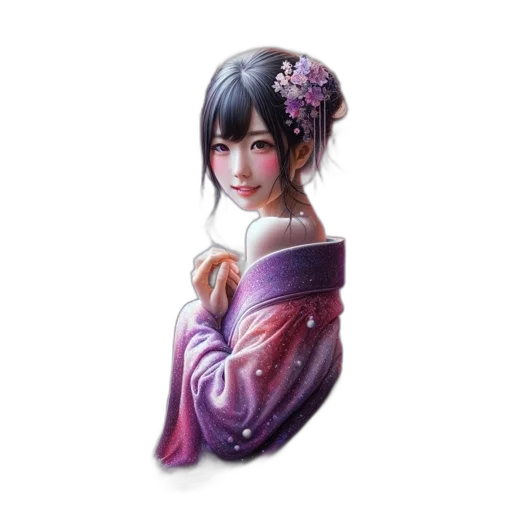 dress, umbrella, jewelry, staff transparent PNG cut-out