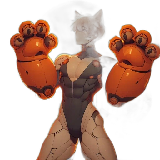 robot, mask, weapon, animal transparent PNG cut-out