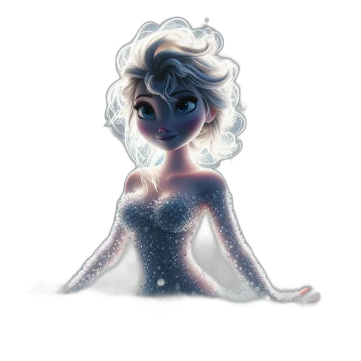 dress, crown, face, concept art transparent PNG cut-out
