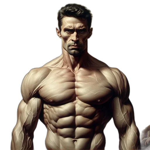 comic book art, photorealistic, concept art, 3d render transparent PNG cut-out